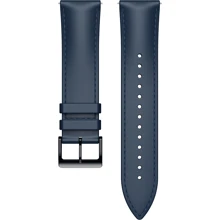 Ремешок Mobvoi 24mm Leather Watch Band Smart Casual Blue for TicWatch Pro 5: Цвет синий