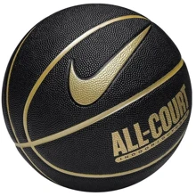 Мяч для игры Nike EVERYDAY ALL COURT 8P Black / Metallic Gold баскетбольный Уни 7: Вид Баскетбольные