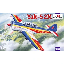 Модель Amodel Двомісний літак початкової льотної підготовки Як-52М (AMO72144): Виробник AMODEL