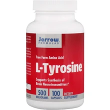Jarrow Formulas L-Tyrosine 500 mg 100 Caps L-Тирозин: Тип Тирозин