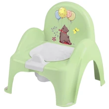 Детский горшок-кресло Tega baby Лесная сказка музыкальный светло-зеленый (PO-073-112): Цвет зеленый