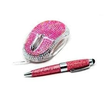 Миша комп'ютерна + стілус Satzuma Гламурно рожевий (UDH100-PINK): undefined undefined