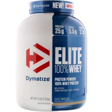 Протеин Dymatize Elite 100% Whey Protein 2270 g /70 servings/ Cafe Mocha: Вид Сывороточные