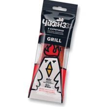 Мясные снеки Дмитрук Kabanosy Чікенззз Grill 60 г (4820247143195): Вес нетто 60 г