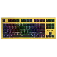 Клавиатура HATOR Skyfall TKL PRO Wireless Yellow (HTK-668): Подключение беспроводное