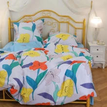 Комплект постільної білизни Viluta Twill 527 сатин двоспальний (527 dv): Матеріал сатин