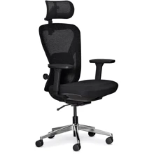 Кресло Mealux Q1 Air Black (HF -Q1 M/B): Тип для персонала