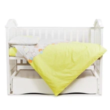 Сменная постель 3 эл. Twins Comfort 3051-C-022, Горошки, зеленая: Тип постельный комплект