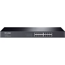 Сетевой коммутатор TP-Link TL-SG1016: Порты только Gigabit Ethernet (10/100/1000)