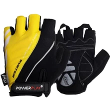 Велорукавичка PowerPlay 5024 Black/Yellow M (5024D_M_Yellow): Розмір M