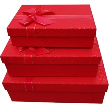 Коробка Подарочные коробки UFO m1340-0506 Набор 3 шт Red прям: undefined undefined