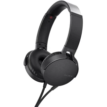 Наушники Sony MDR-XB550AP Black: Тип конструкции накладные