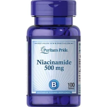Puritan's Pride Niacinamide 500 mg 100 tabs Ниацинамид: Тип Витамин B