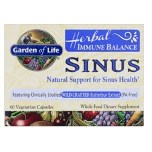 Garden of Life Immune Balance Баланс иммунитета 60 капсул: Форма выпуска Капсулы