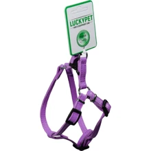 Шлея Lucky Pet кожаная двойная 1x23-30 см фиолетовая (4820224217666): Производитель Lucky Pet