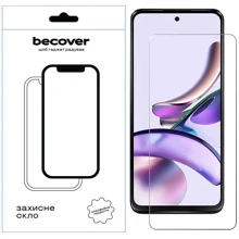 Аксесуар для смартфона BeCover Tempered Glass 3D Crystal Clear для Motorola Moto G13/G23/G53 (709247): Сумісність Motorola Moto G13/G23/G53