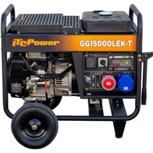 Генератор бензиновий ITC Power GG15000LEK-T: Тип електростанції бензиновый