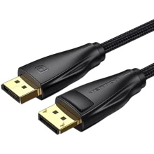 Кабель и переходник Vention DisplayPort - DisplayPort V1.4 (M/M) 10 м Black (HCCBL): Тип кабель