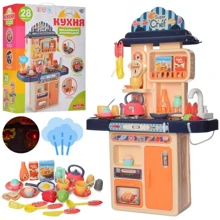 Игровой набор Кухня 16854A 46-20-70см, плита, мойка, продукты, звук, свет: Производитель Limo toy