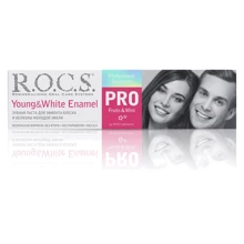 Зубная паста R.O.C.S. Pro Young & White Enamel, 135 гр (4607034473921): Назначение Отбеливание, Очищение