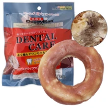 Ласощі DoggyMan Dental Care Beef & Duck Doughnut Кільце для чищення зубів жувальне для собак 180 г (58508): Виробник DoggyMan