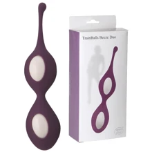 Вагінальні кульки StRubber Minds Of Love TrainBalls Beeze Duo Purple: Для кого Для жінок