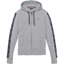 Толстовка Tommy Hilfiger 26148511 48 серая с капюшоном на молнии: Вид Толстовки