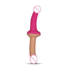 Двухсторонний фаллоимитатор LOVETOY Holy Dong 12.5", Flesh+Pink: Назначение Вагинальные