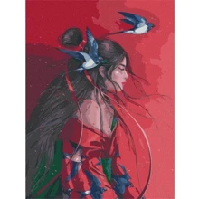 Картина за номерами Ідейка Небесна принцеса ©lesya_nedzelska_art 40х50 см (KHO4953): Виробник Идейка