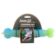 Жувальна щітка-кістка AnimAll Fun блакитна із зеленим 24 см: Виробник AnimAll