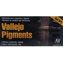 Набір пігментів Vallejo Stone cement city №3 4 шт. (VLJ73198): Виробник Vallejo