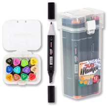 Скетч Маркер двосторонній PENMATE DUO TT7948 12 шт. набір: Тип Скетч-маркер