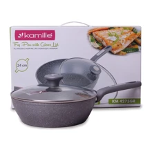 Сотейник Kamille 4275GR с крышкой: Тип Сотейник