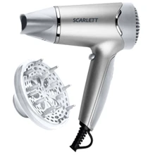 Фен Scarlett SC-1070 Silver: Мощность, Вт 450