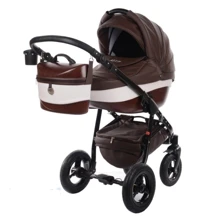 Универсальная коляска (2в1) Tako Baby Heaven Natural 1, коричневый (эко-кожа): Тип коляски универсальная коляска (2-в-1)