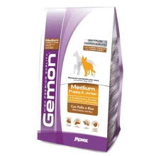 Сухой корм для собак Gemon Dog Medium Puppy & Junior курица с рисом 15 кг (70386210): Тип Сухой корм