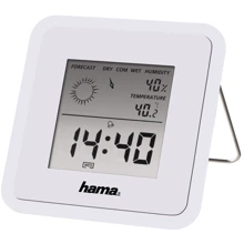 Hama TH50 White: Метео измерения Внутренняя влажность, Внутренняя температура, Прогноз погоды