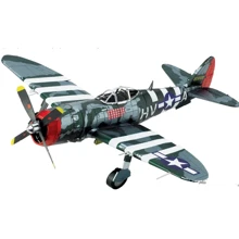 Металлический 3D конструктор Fascinations Истребитель-бомбардировщик P-47 Удар молнии, Metal Earth (ME1002): Производитель Fascinations