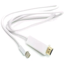 Кабель и переходник PowerPlant mini DisplayPort (M) - HDMI (M), 1 м (CA912131): Тип кабель