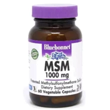 Bluebonnet Nutrition MSM 1000 mcg МСМ 60 вегетарианских капсул: Тип MSM