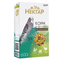 Корм для попугаев Лорі Нектар-Фруктовый Коктейль 600 г (ПЕ05): Вид корма Обычный