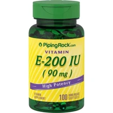 Piping Rock Vitamin E 200 IU 100 softgels Витамин Е: Тип Витамин E