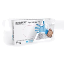 medaSEPT TPEX blue PF 200: Вид рукавички ТЕП