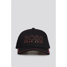 Мужская бейсболка Boss Accessories Cap-Novel черная (50435578-002): Производитель BOSS