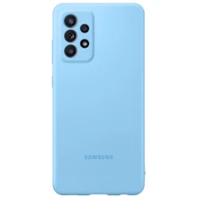 Аксессуар для смартфона Samsung Silicone Cover Blue (EF-PA525TLEGRU) for Samsung A525 Galaxy A52/A528 Galaxy A52s 5G: Совместимость Samsung A525 Galaxy A52/A528 Galaxy A52s 5G