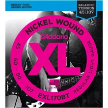Струна для гитар Струны D`ADDARIO EXL170BT XL BALANCED TENSION BASS REG. LIGHT 45-107: Тип Комплект струн