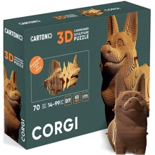 Картонний конструктор Cartonic 3D Puzzle CORGI: Вид флора и фауна