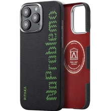 Чехол для iPhone Pitaka Aries Tactile Woven Case No Problemo (KI1601NOP) for iPhone 16 Pro Max: Цвет черный