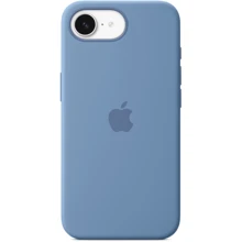 Чохол для iPhone Apple iPhone 16e Silicone Case – Winter Blue (MD3Q4ZM/A): Колір синий