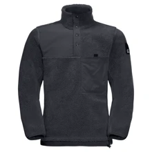 Толстовка Jack Wolfskin 365 Fearless Snap M 1709791-6350 48 темно-серая: Вид Толстовки